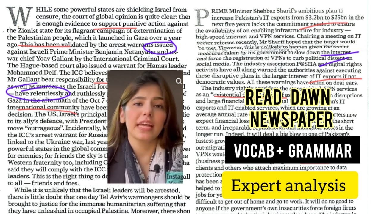 CSS Advanced writing skills through Dawn Newspaper || Must watch - Topic : : Climate change