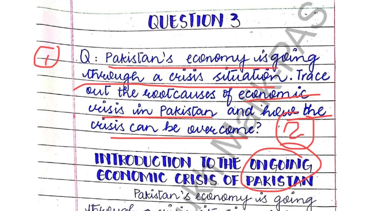 This Is How Toppers Solve PAKISTAN AFFAIRS Paper In CSS