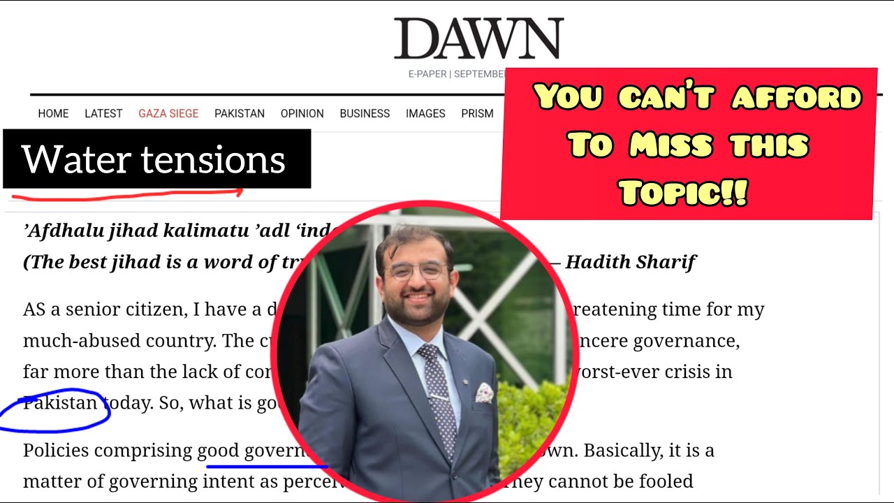 Dawn Newspaper Opinion Analysis in Easy Urdu For CSS/PMS Aspirants