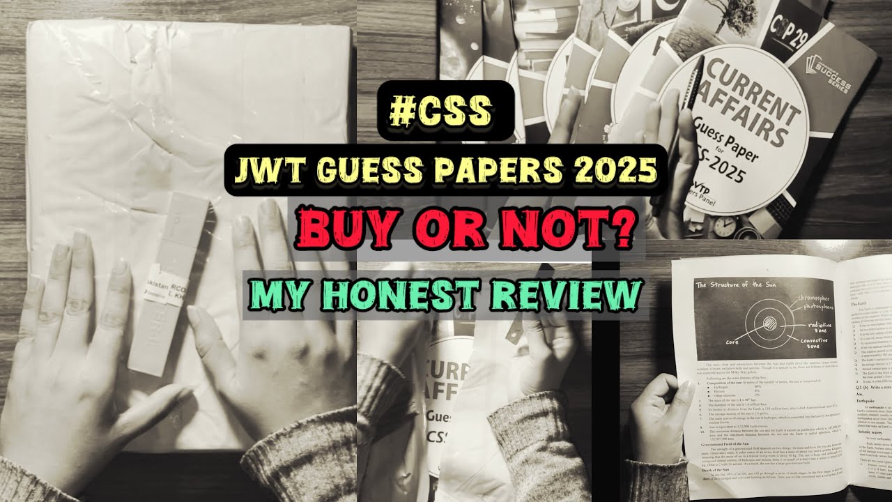 CSS 2025 JWT Guess Paper Review / Important Topics