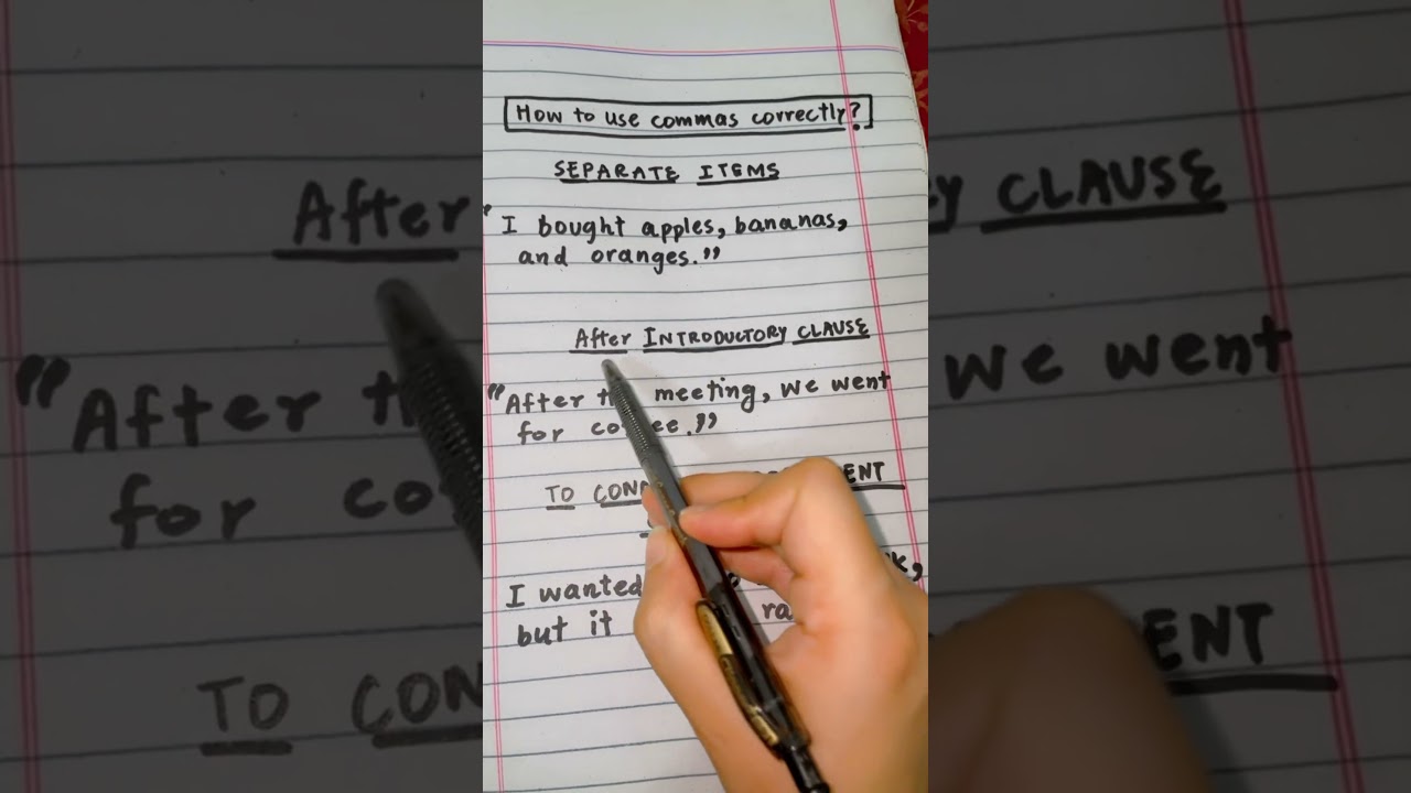 Use Of Comma #csspreparation #cssaspirants #csspakistan #cssexamstrategy css precis and composition