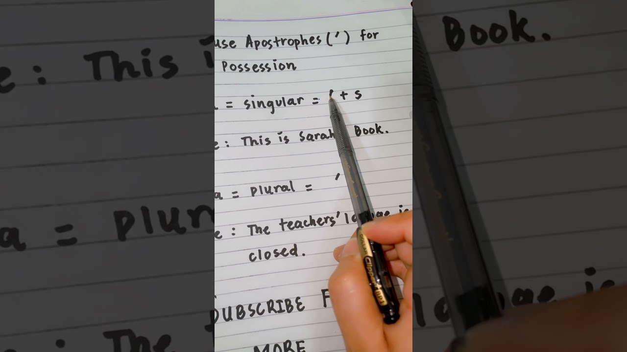 Use of Apostrophes (‘) #csspreparation #cssaspirants #csspakistan #cssexamstrategy #cssenglishprecis