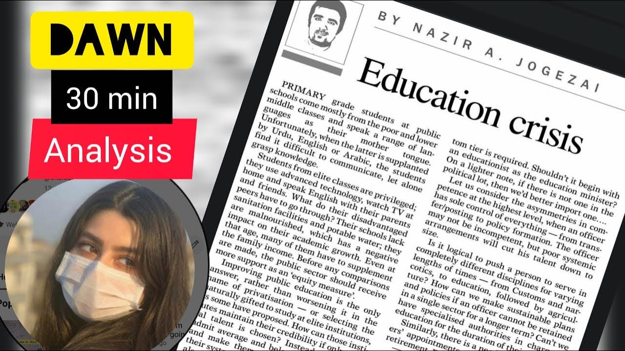 Rich 30 Min Analysis of Dawn Opinions and Editorials
